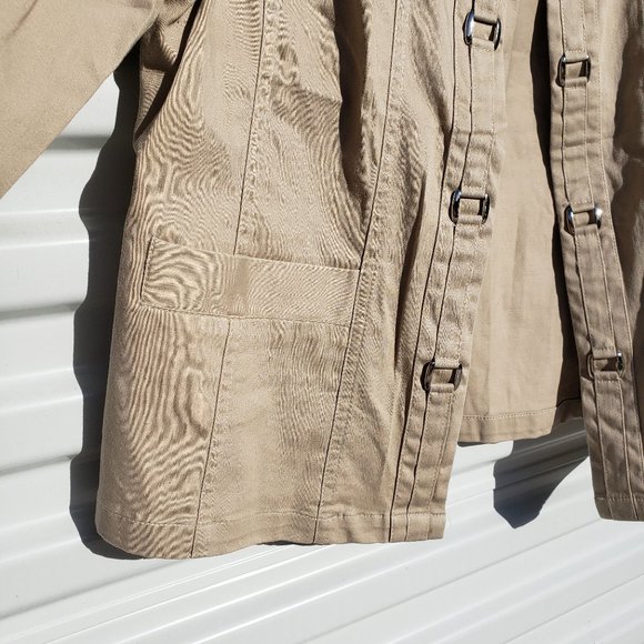 Christopher & Banks khaki military inspired jacket - Picture 4 of 7